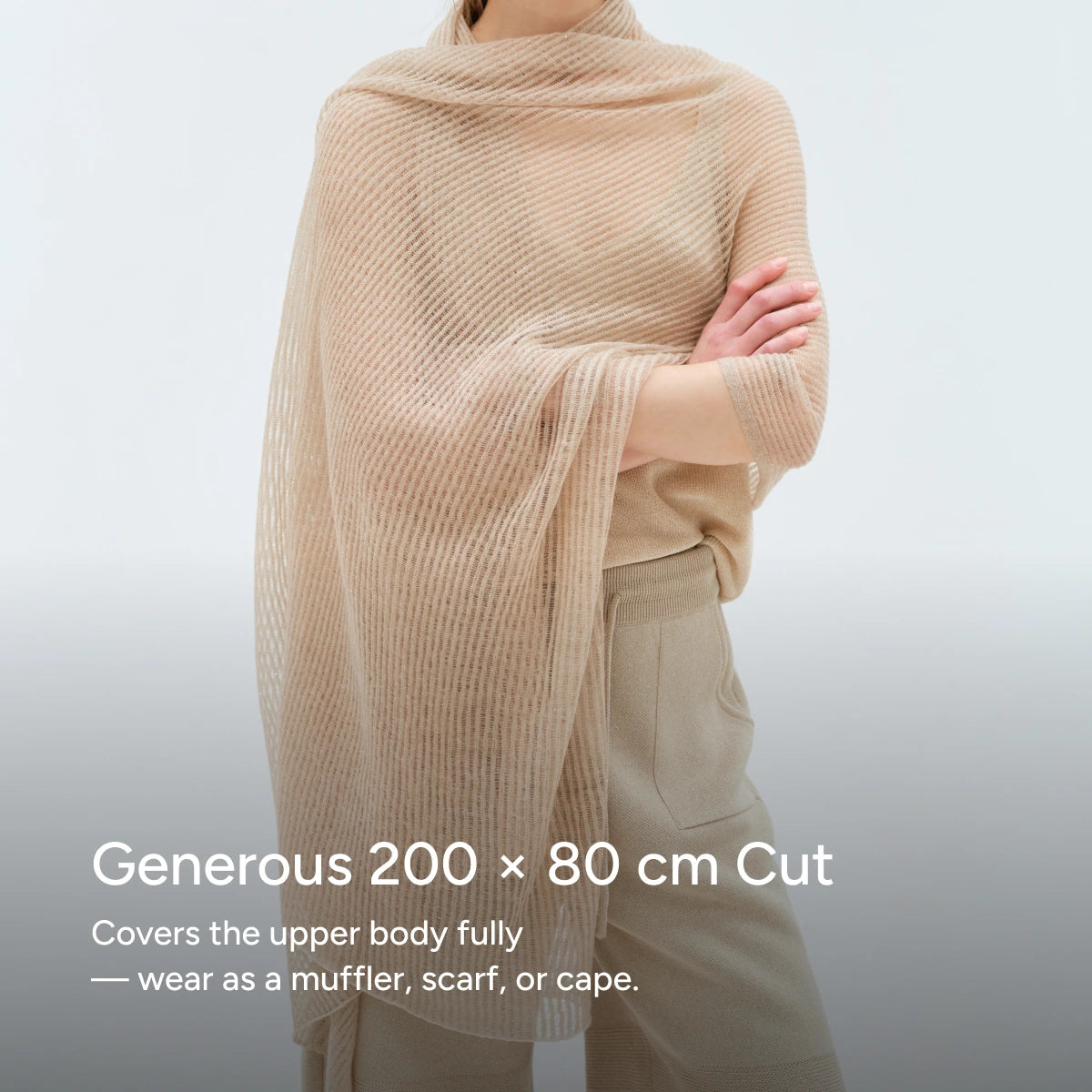 Addaboha Cashmere Sequin 100 Muffler (4 Color)