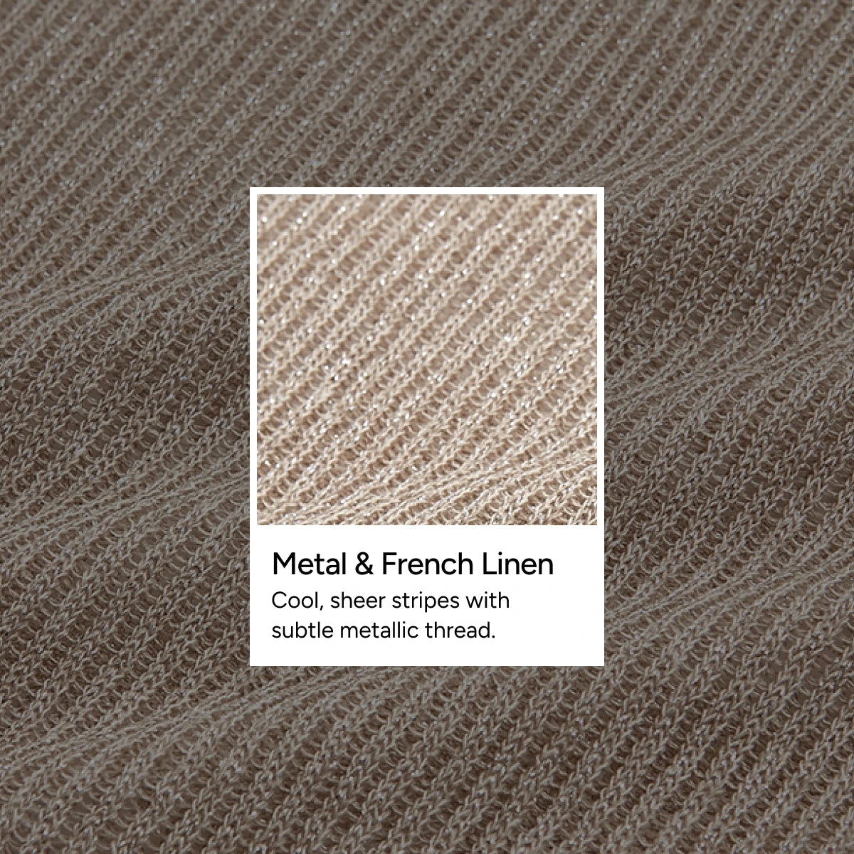 CelebShop edition French Linen Metallic Knit (Set of 3)