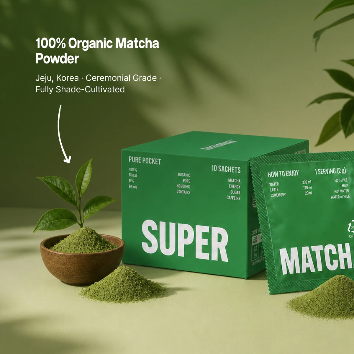 Super Matcha Pure Pocket (2g x 10ea)