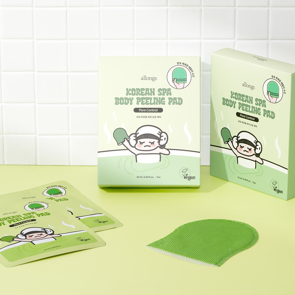 allongs Korean Spa Body Peeling Pad Pore Control