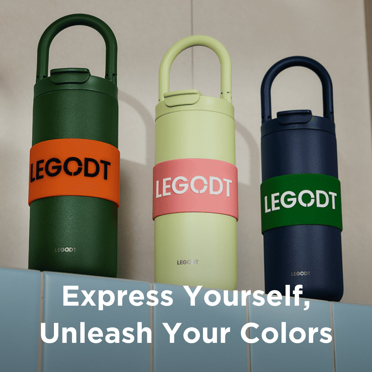 LEGODT Loop Tumbler Multi 600ml (Green)