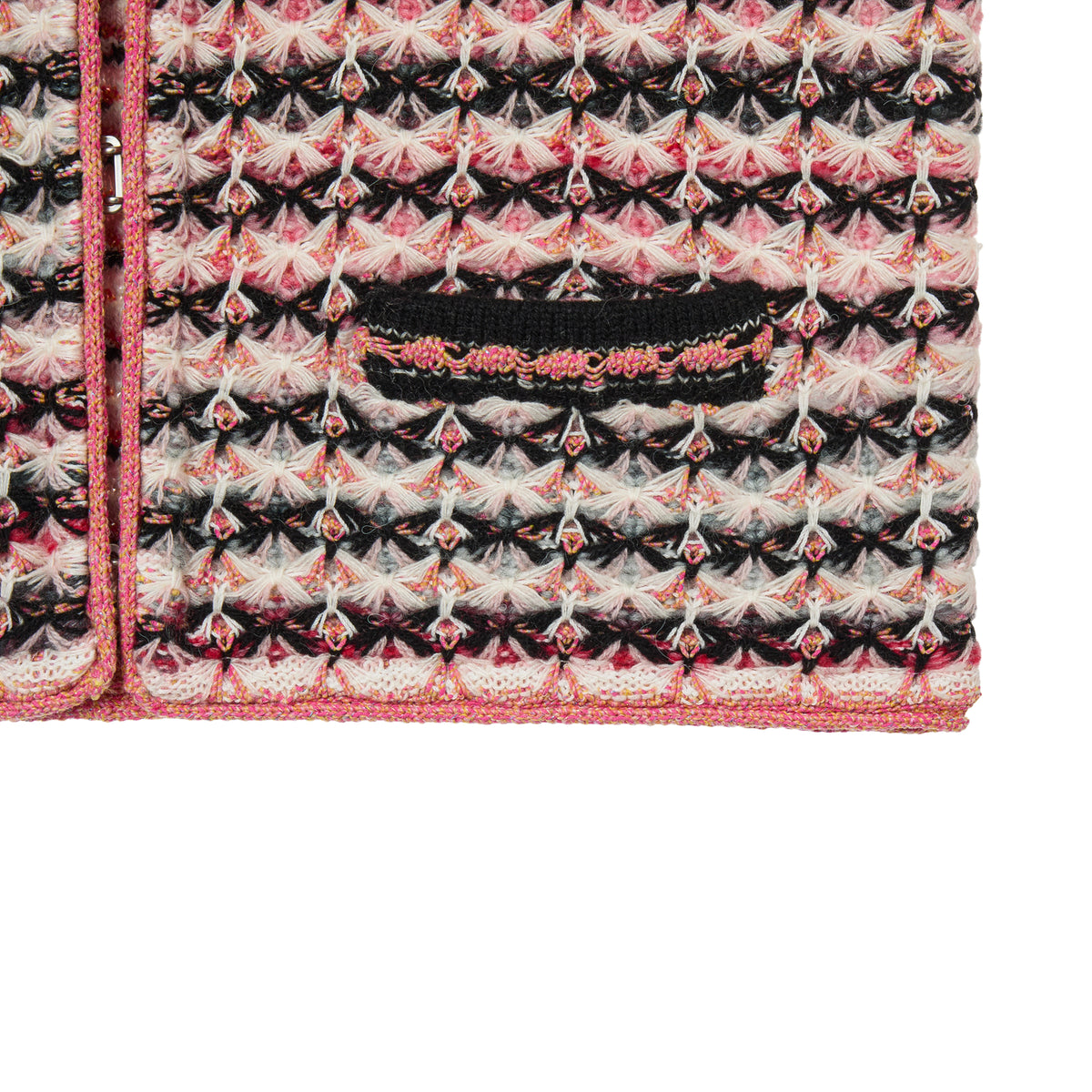 Deverotta Craft Artisan Knit Vest Pink Orange