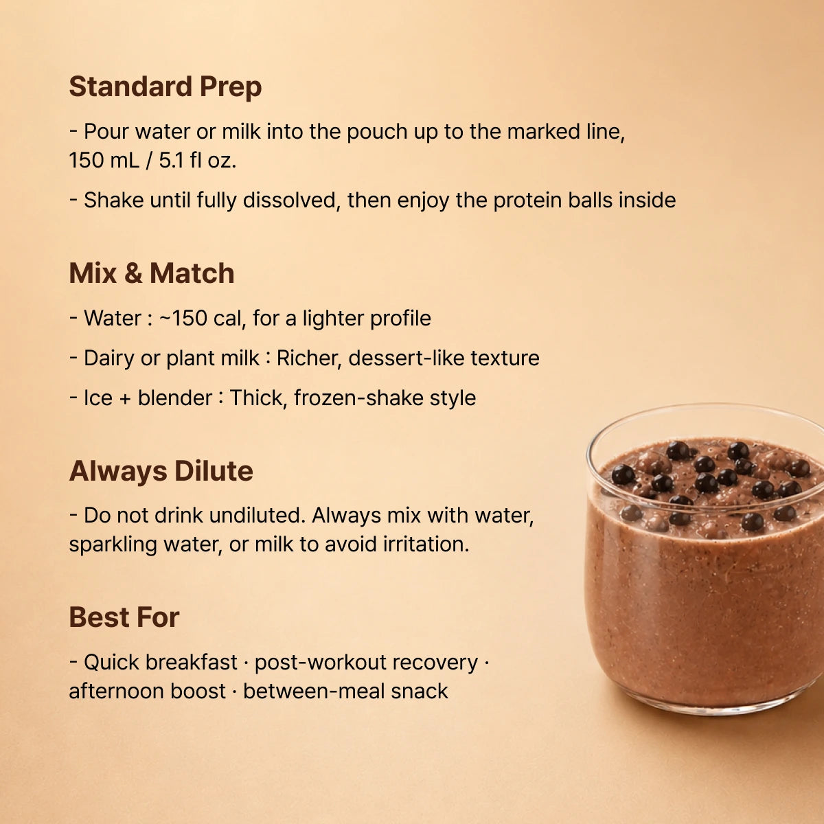 Flimeal Protein Shake Bluk Chocolate each 45g x 7ea