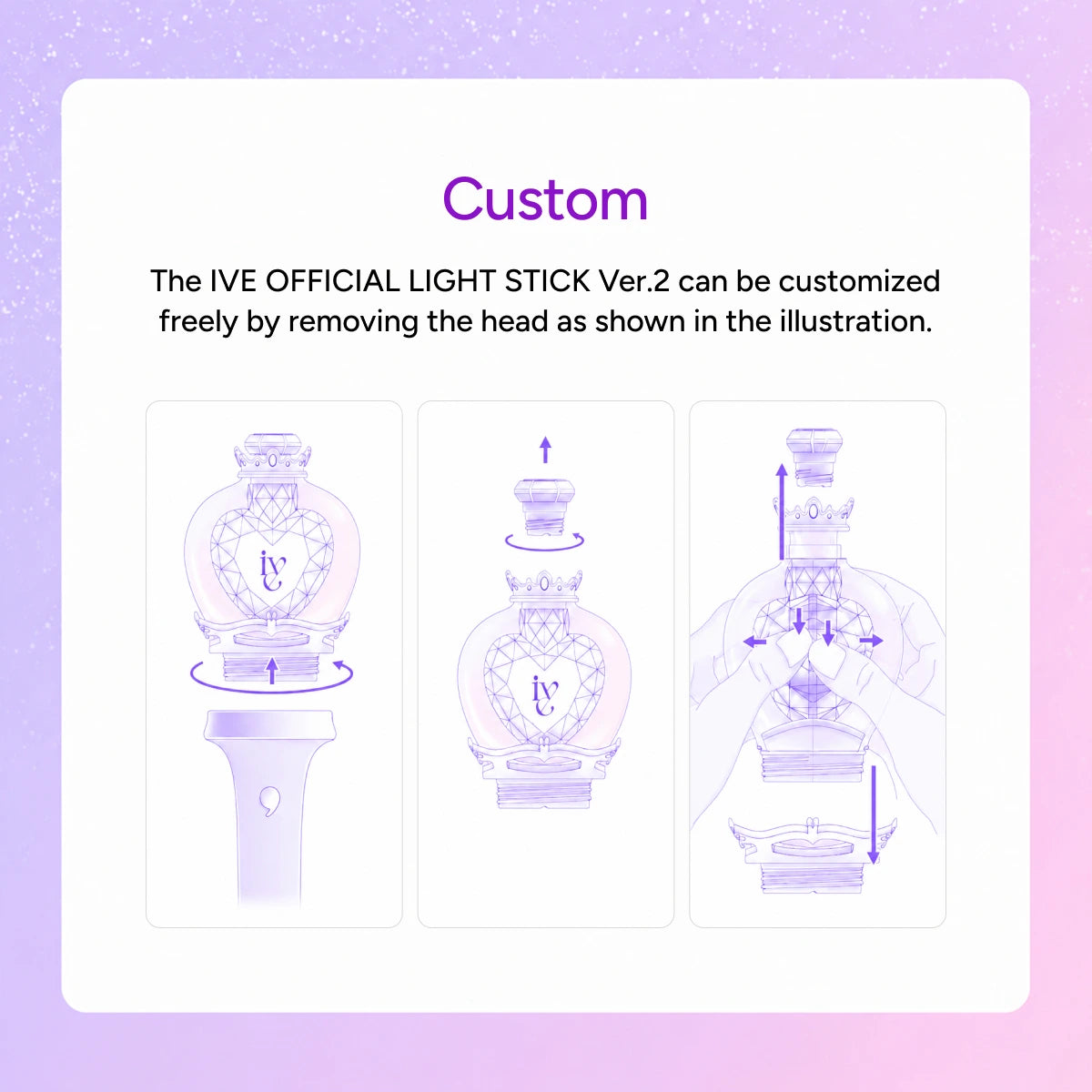 IVE Official Light Stick Ver. 2