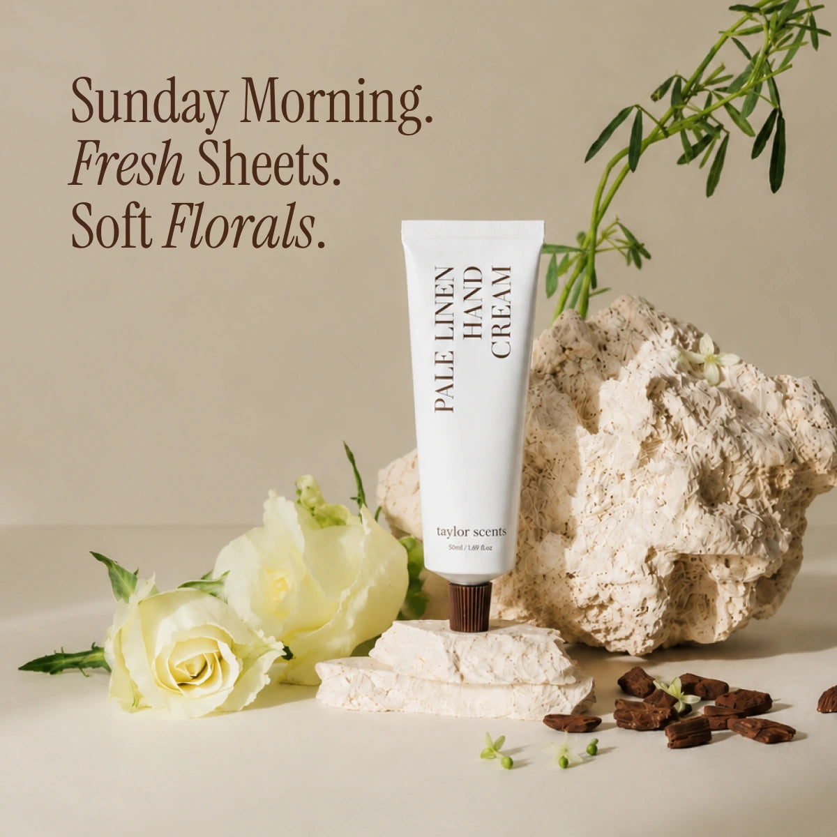 taylor scents Hand Cream 50ml (Pale Linen)