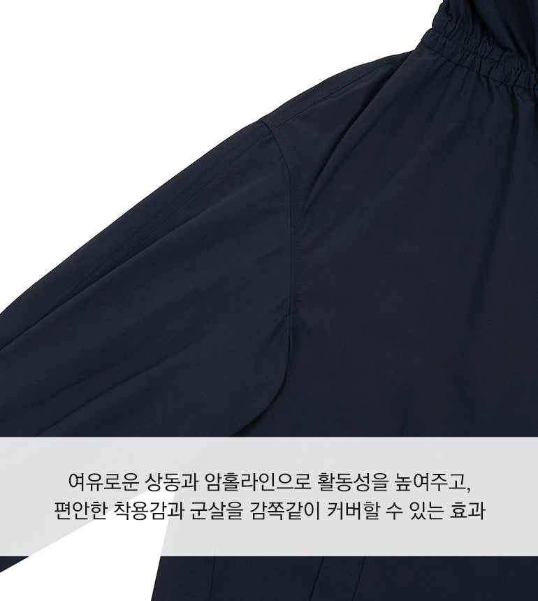 Celebshop Edition Hooded Cape Short Trech Navy