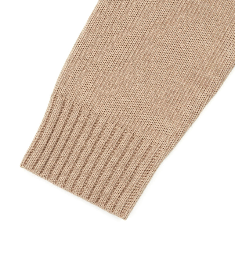 Celebshop Edition Slanted Slit Turtle neck Knit