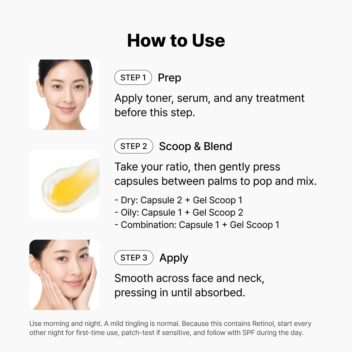 SUNGBOON Deep Collagen Retinol Power Boosting Capsule Cream 50ml