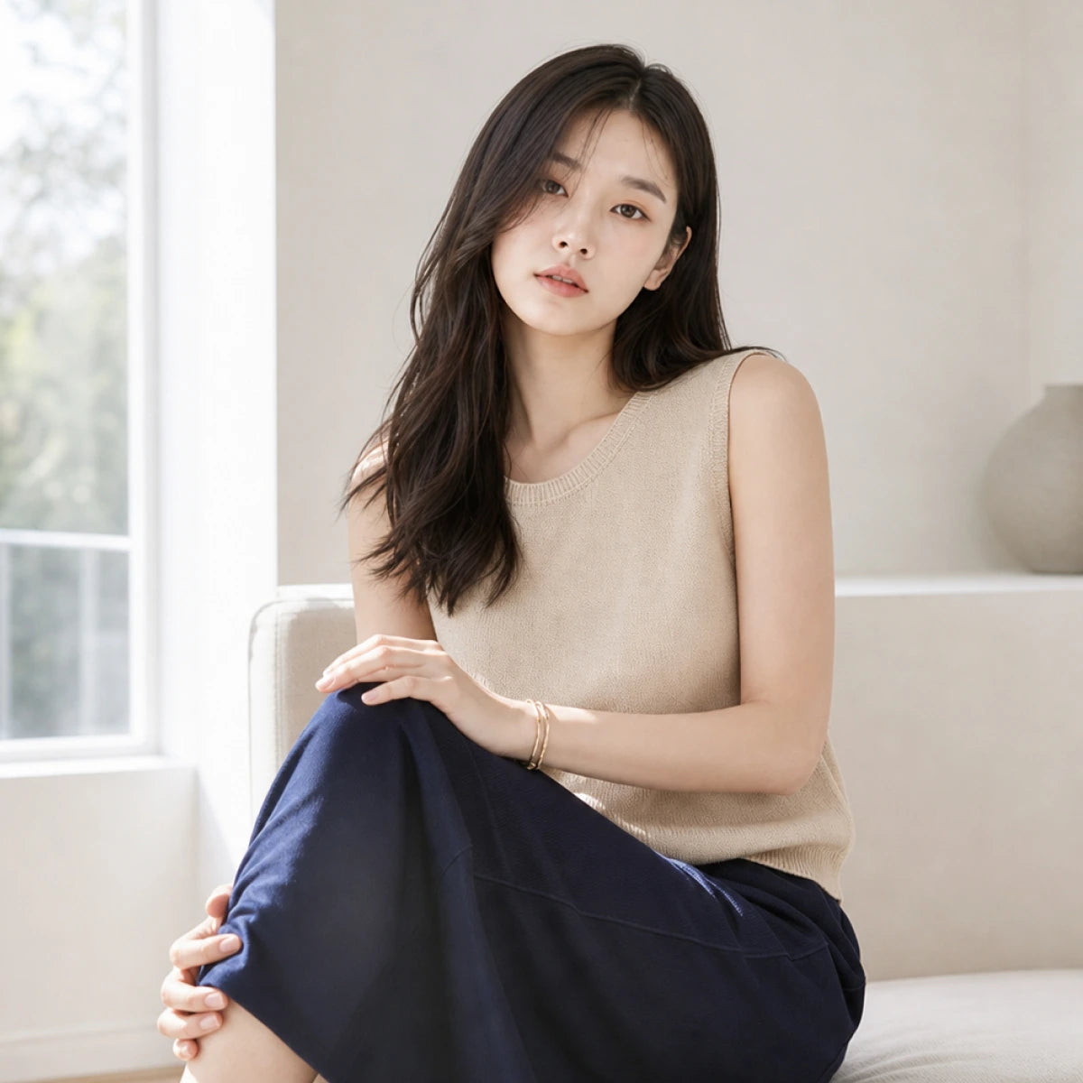 CelebShop edition Summer Mesh Tension Skirt (2 Color)