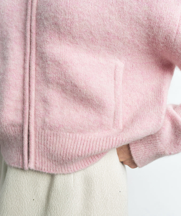 Celebshop Edition Alpaca Zip up Cardigan