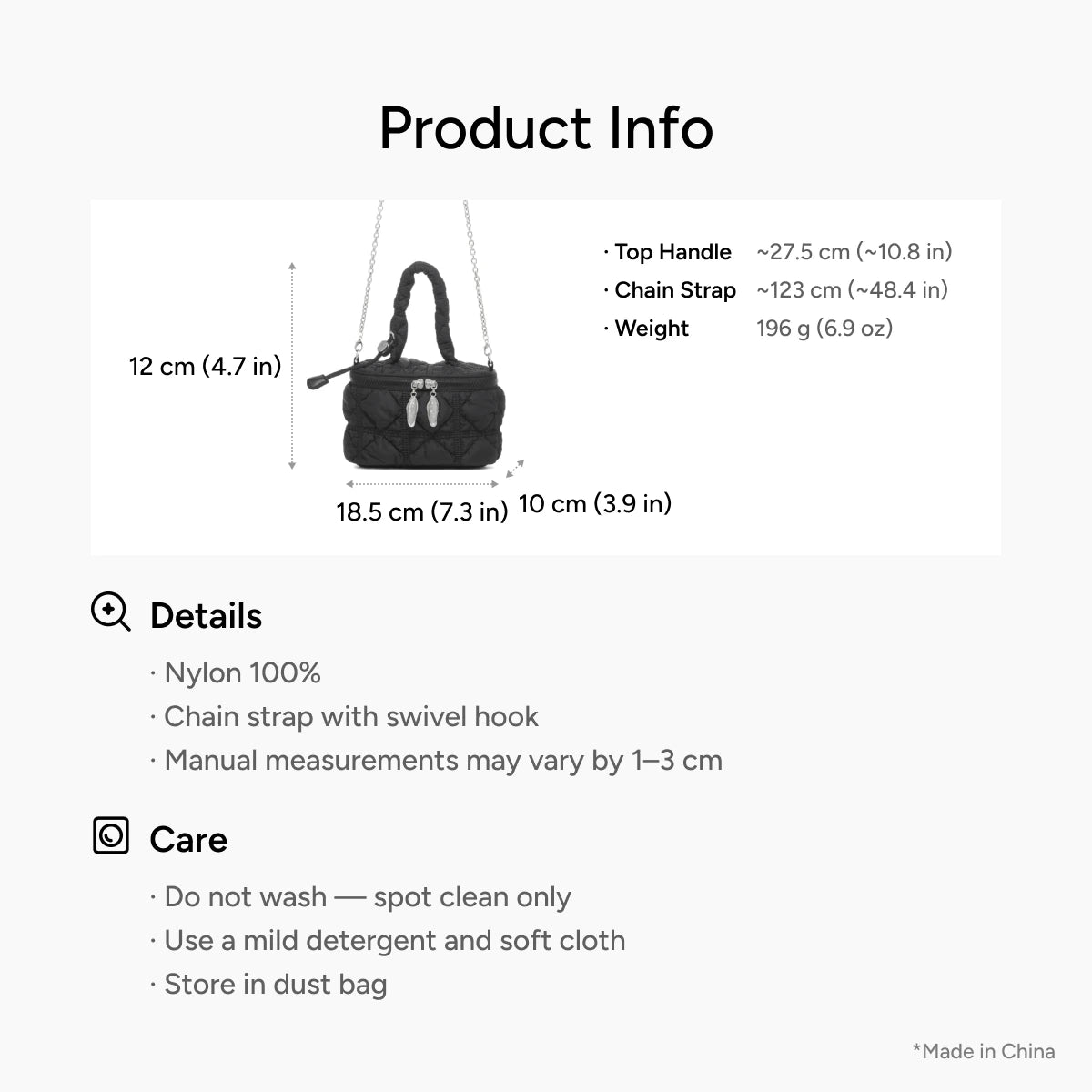 CARLYN WINNIE Cosmetic Bag (6 Color)