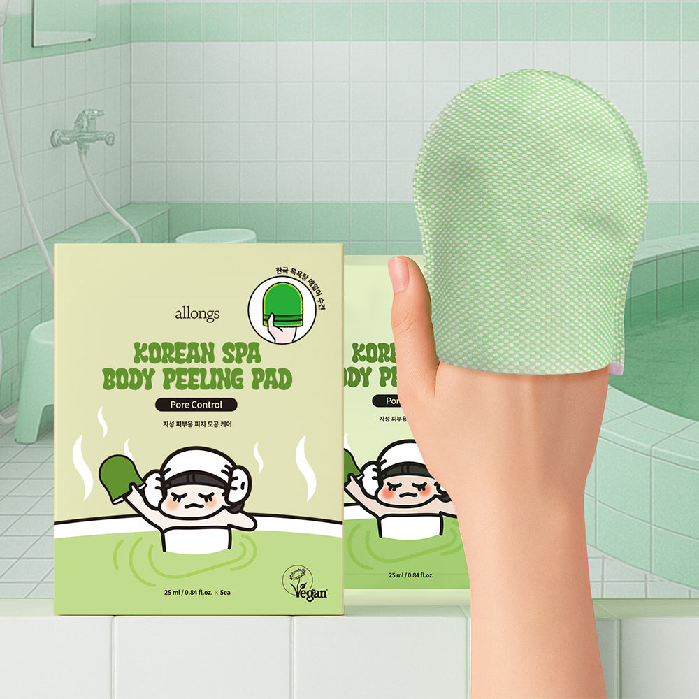allongs Korean Spa Body Peeling Pad Pore Control
