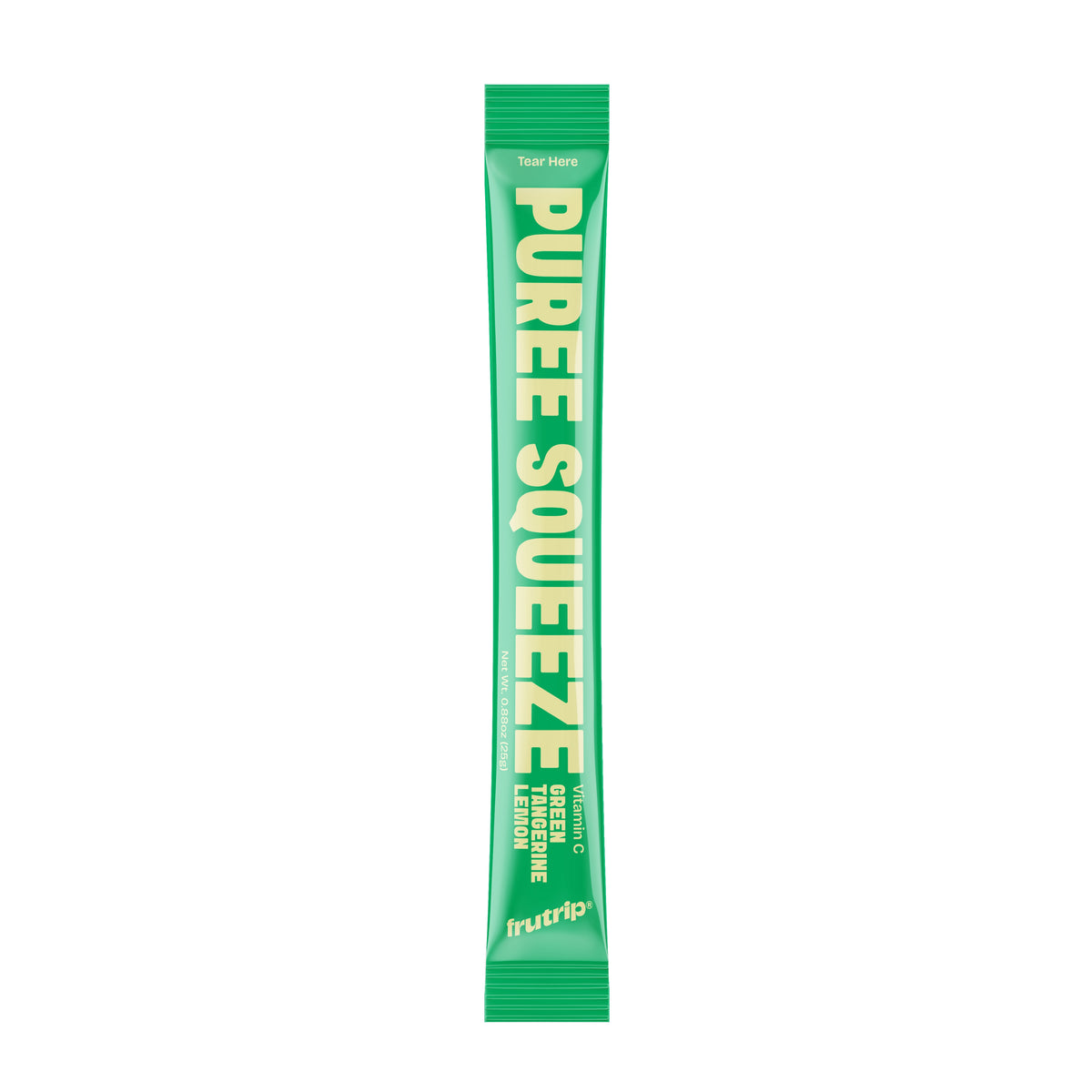 FRUTRIP Vegan Purée Squeeze Young Green Tangerine and Lemon (25g X 12 sticks/box)