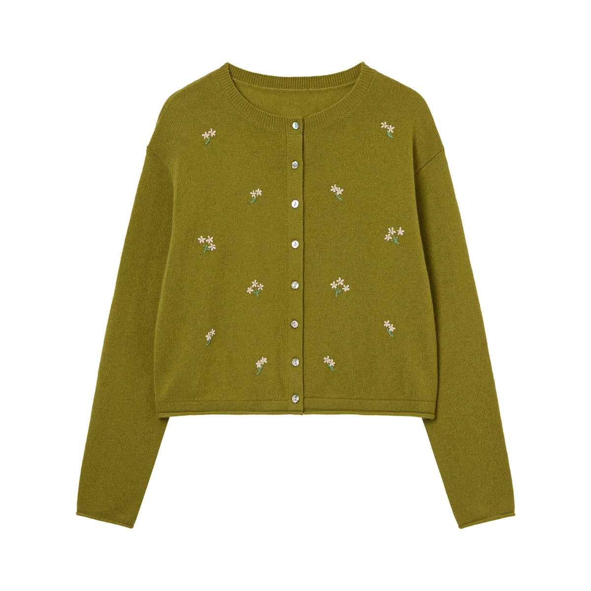Addaboah Cashmere Embroidery Cardigan