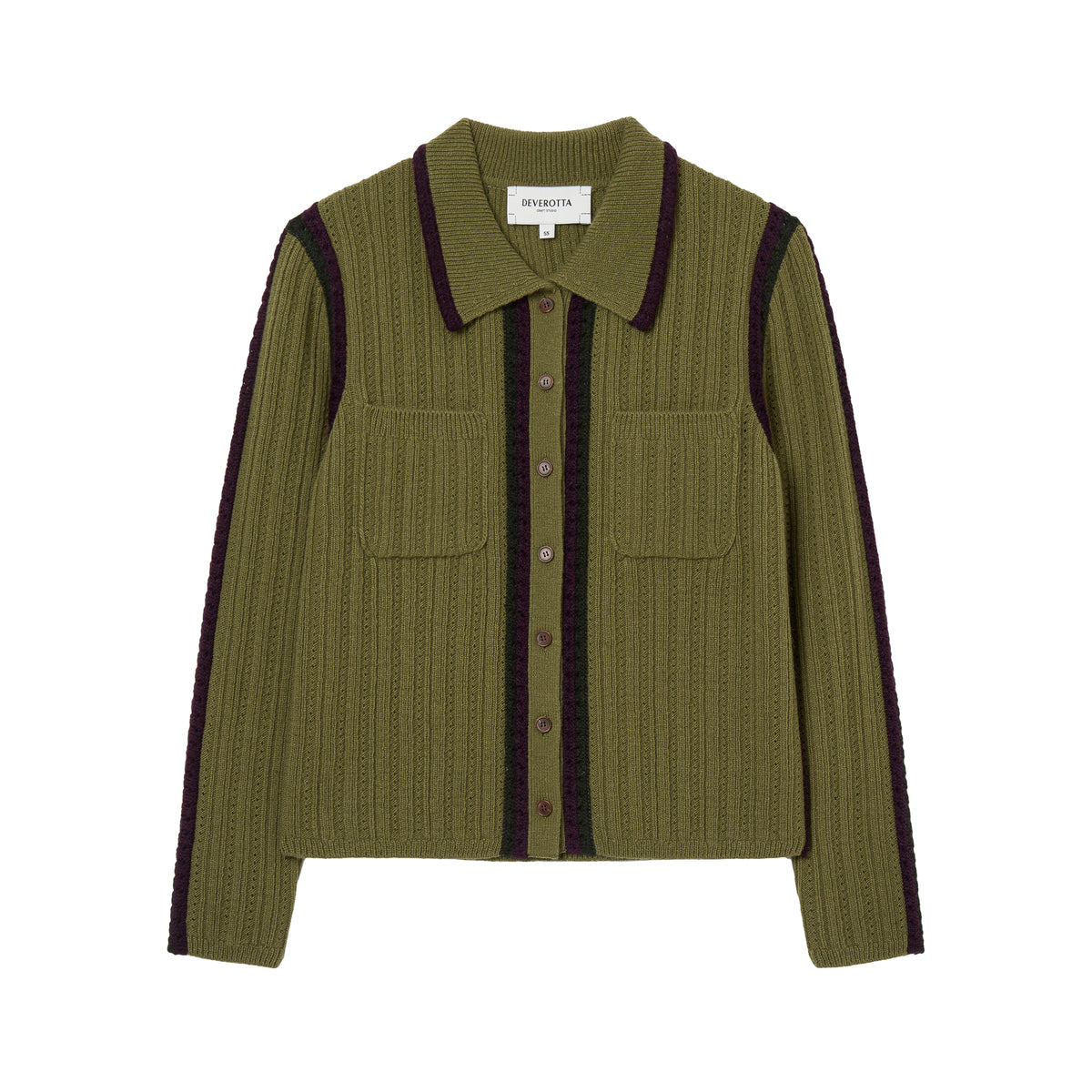 Deverotta PuntaPuro Wool Handcraft Cardigan