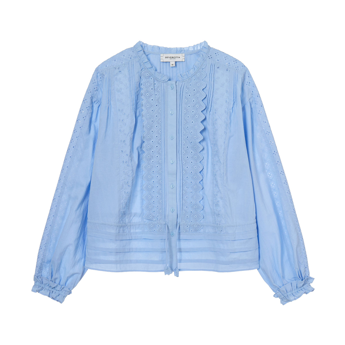 Deverotta Cotton Eyelet Blouse