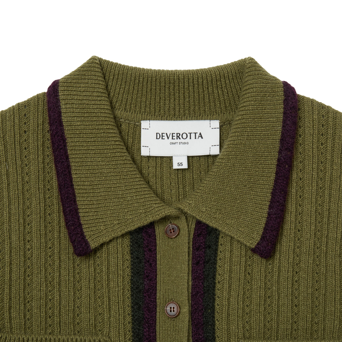 Deverotta PuntaPuro Wool Handcraft Cardigan