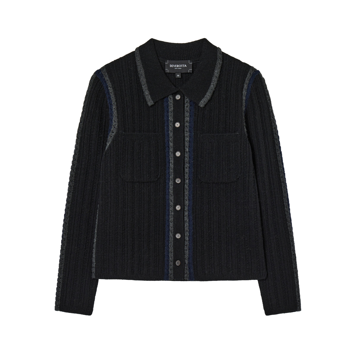 Deverotta PuntaPuro Wool Handcraft Cardigan