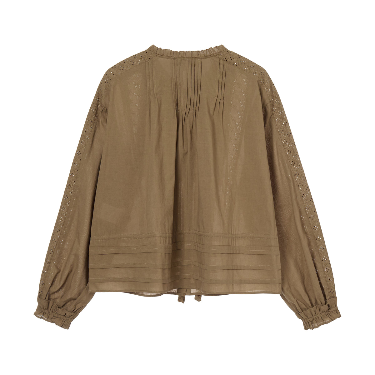 Deverotta Cotton Eyelet Blouse