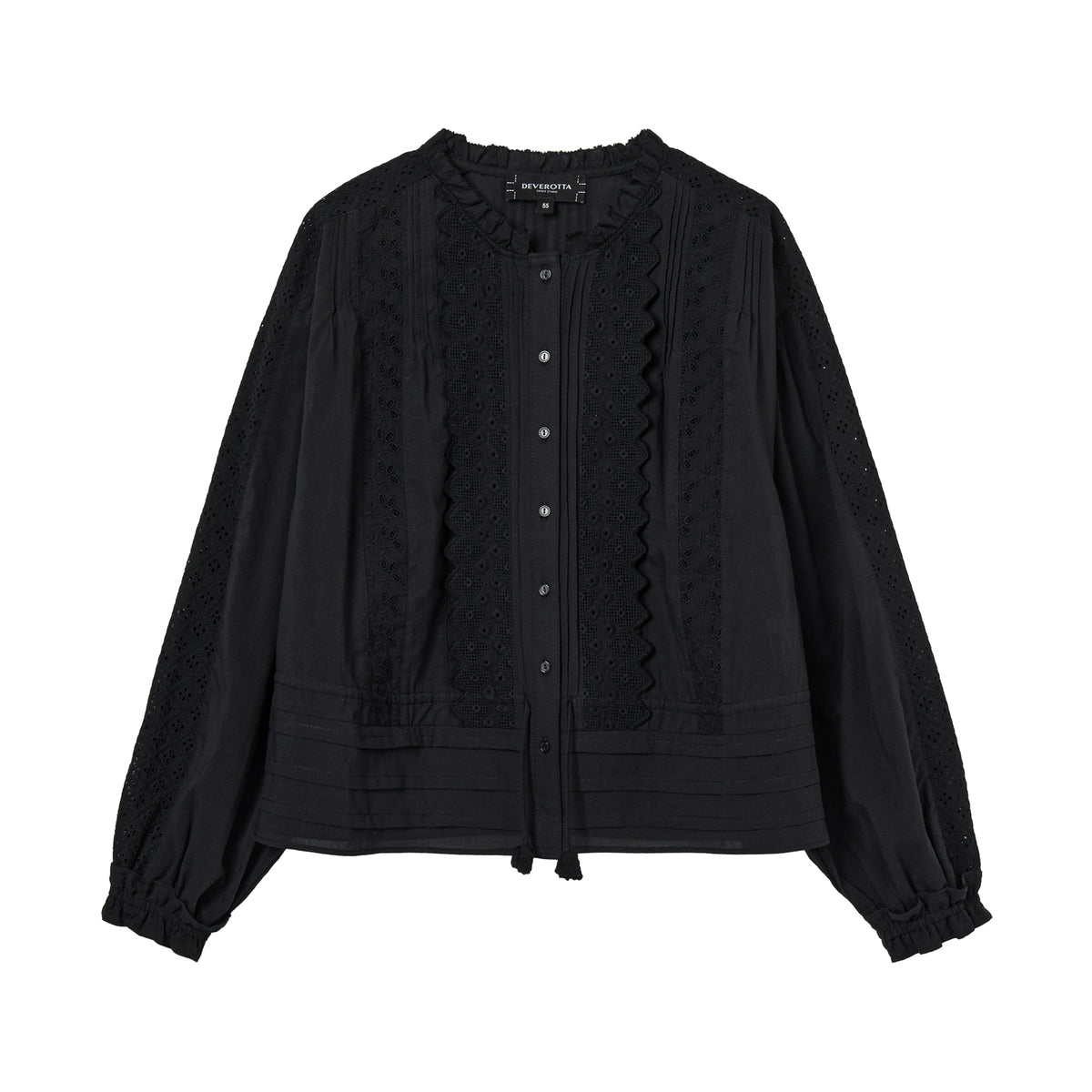 Deverotta Cotton Eyelet Blouse
