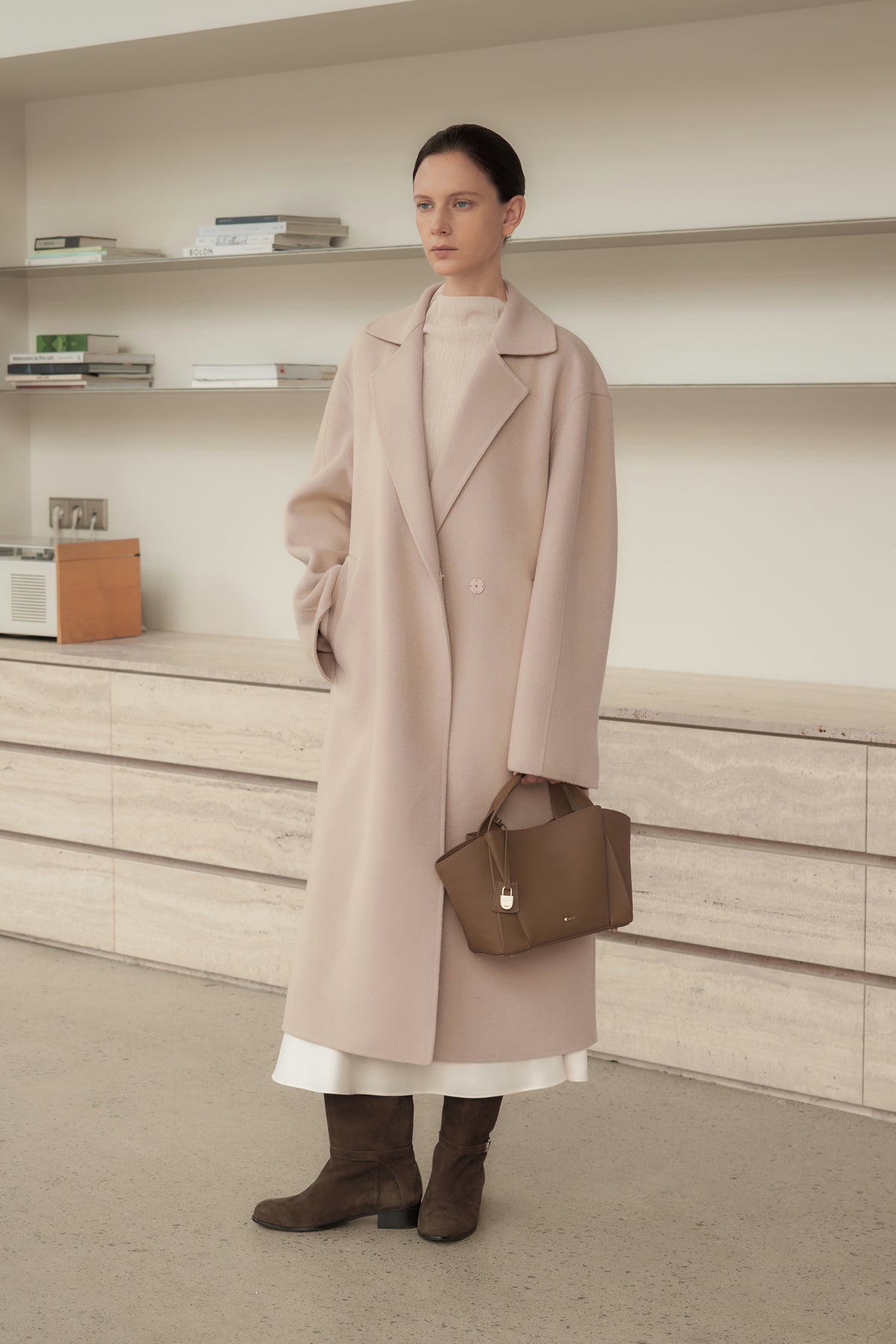 UMER_MRRV) TR Claire Bag Marron Camel