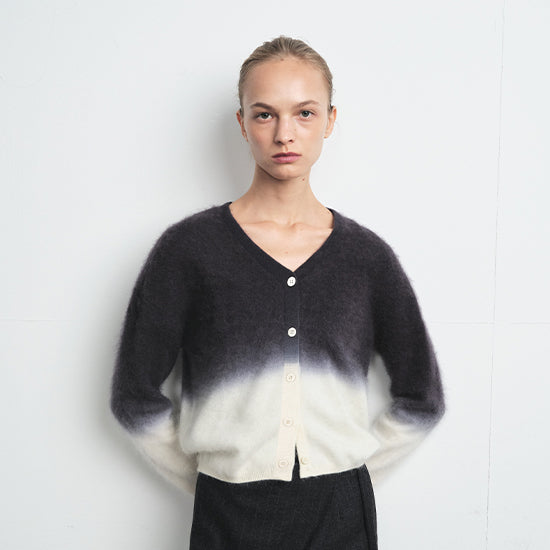 Celebshop Edition Gradient V neck Cardigan