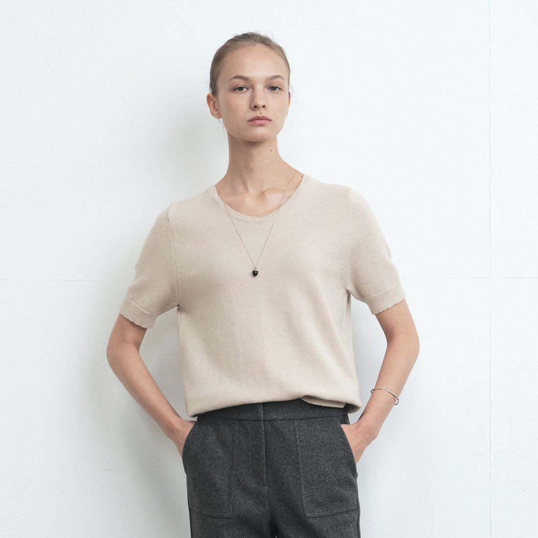 Celebshop Edition Wool Cashmere Knit set