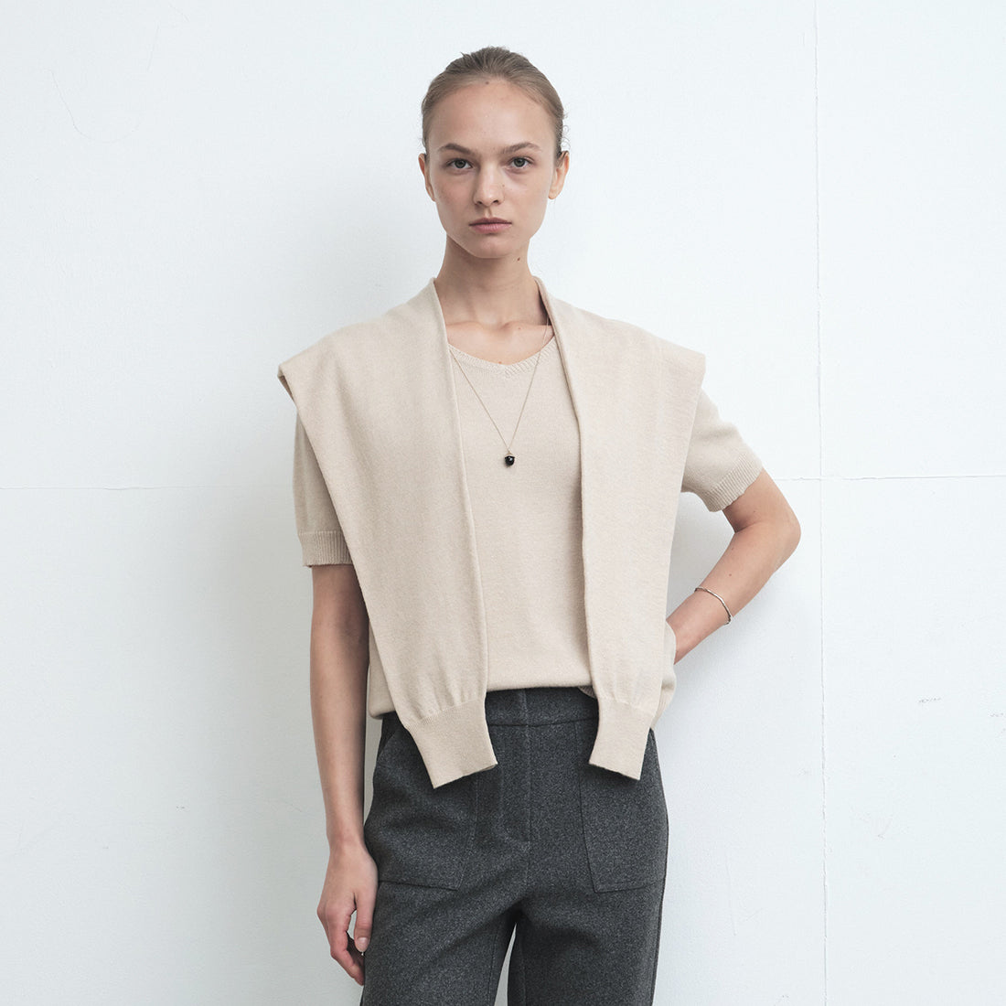 Celebshop Edition Wool Cashmere Knit set