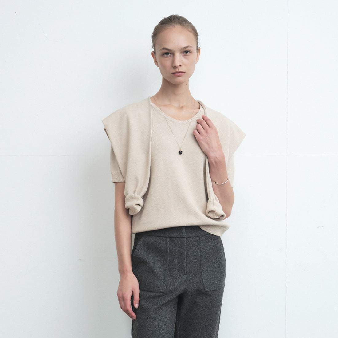 Celebshop Edition Wool Cashmere Knit set