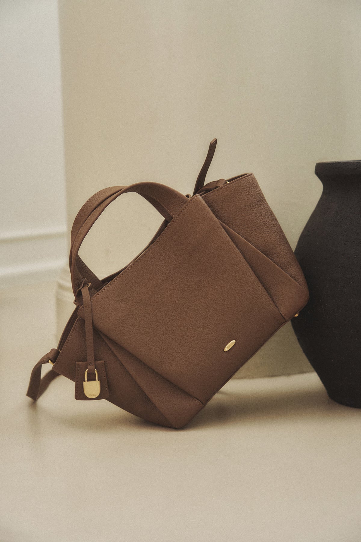 UMER_MRRV) TR Claire Bag Marron Camel
