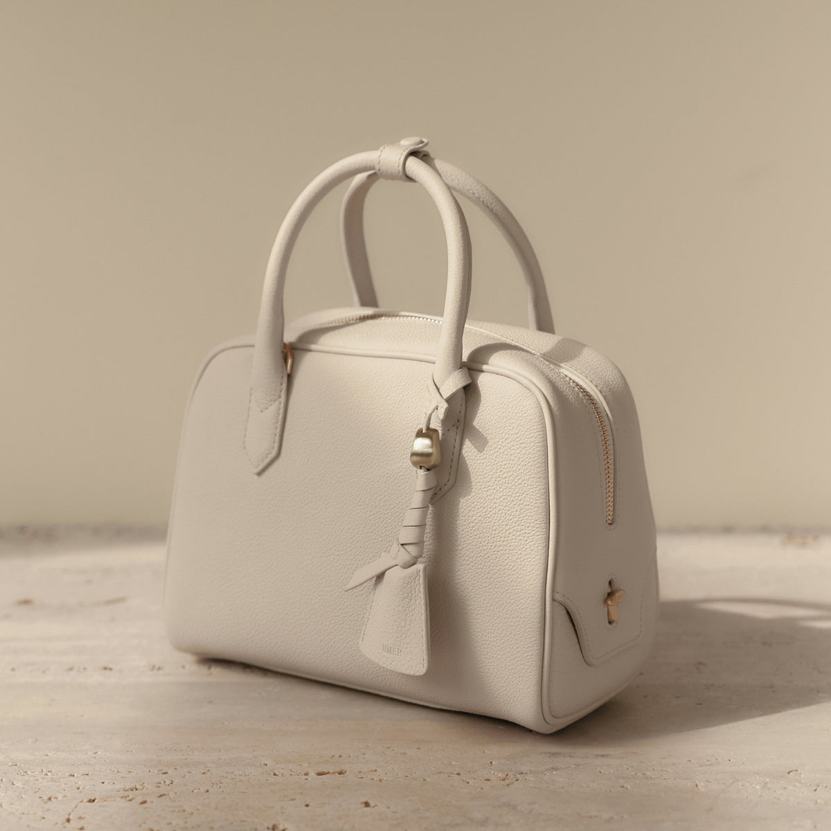 UMER_MRRV) TR Origin Boston Mini Bag Crème