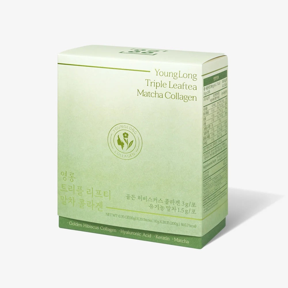 YOUNG LONG Triple Leaftea Matcha Collagen 200g