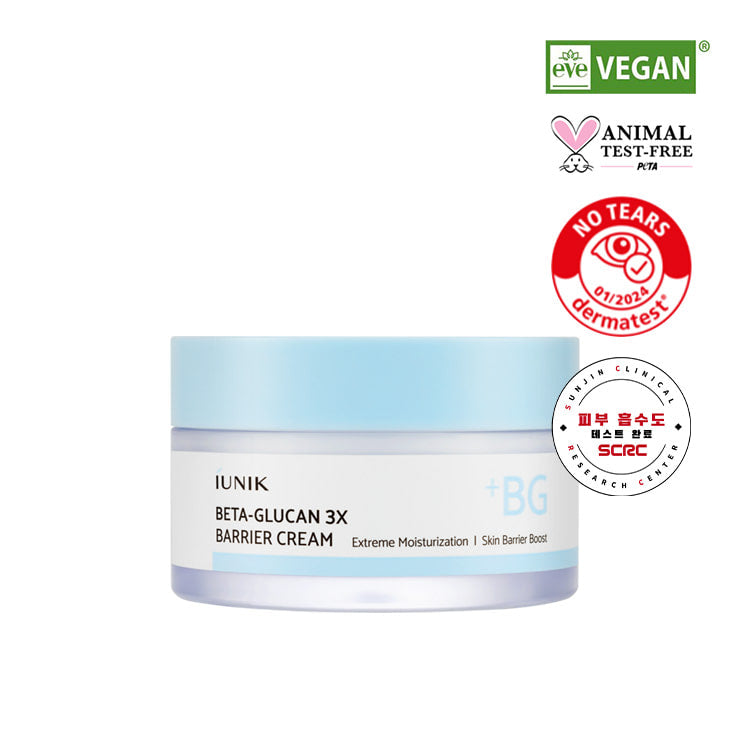 iUNIK Beta Glucan 3X Barrier Cream