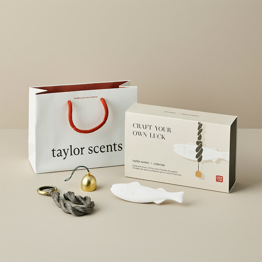 Taylor Scents Ceramic Scented Lucky Fish & Bell