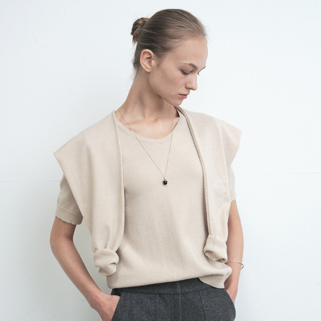 Celebshop Edition Wool Cashmere Knit set