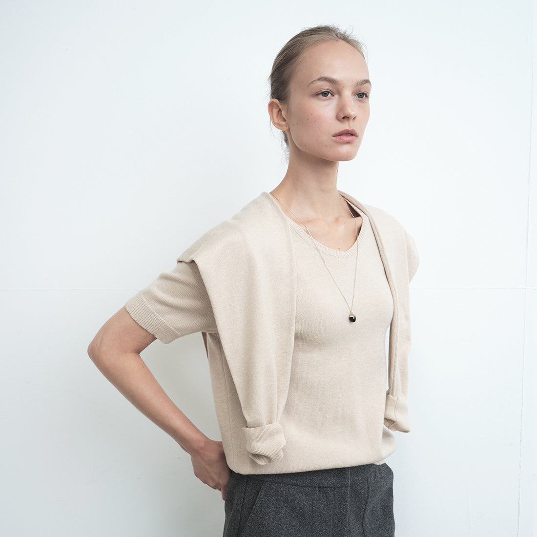 Celebshop Edition Wool Cashmere Knit set