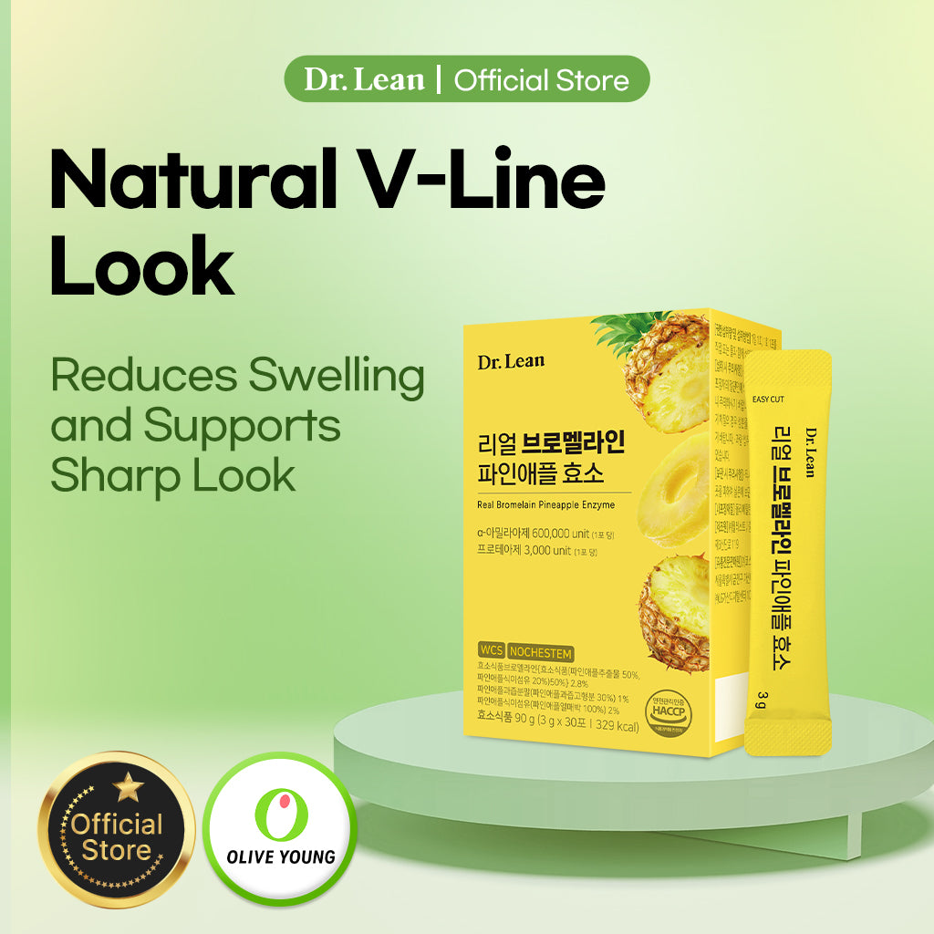 Dr.Lean Real Bromelain 鳳梨酵素 30 條（1 個月份）
