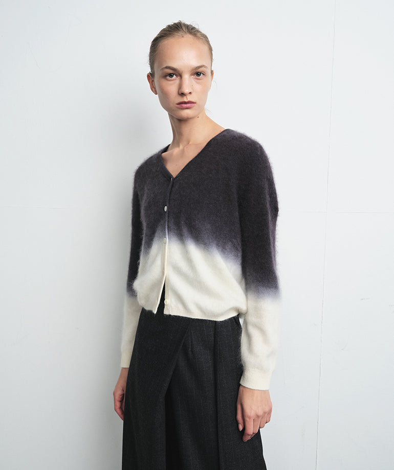 Celebshop Edition Gradient V neck Cardigan
