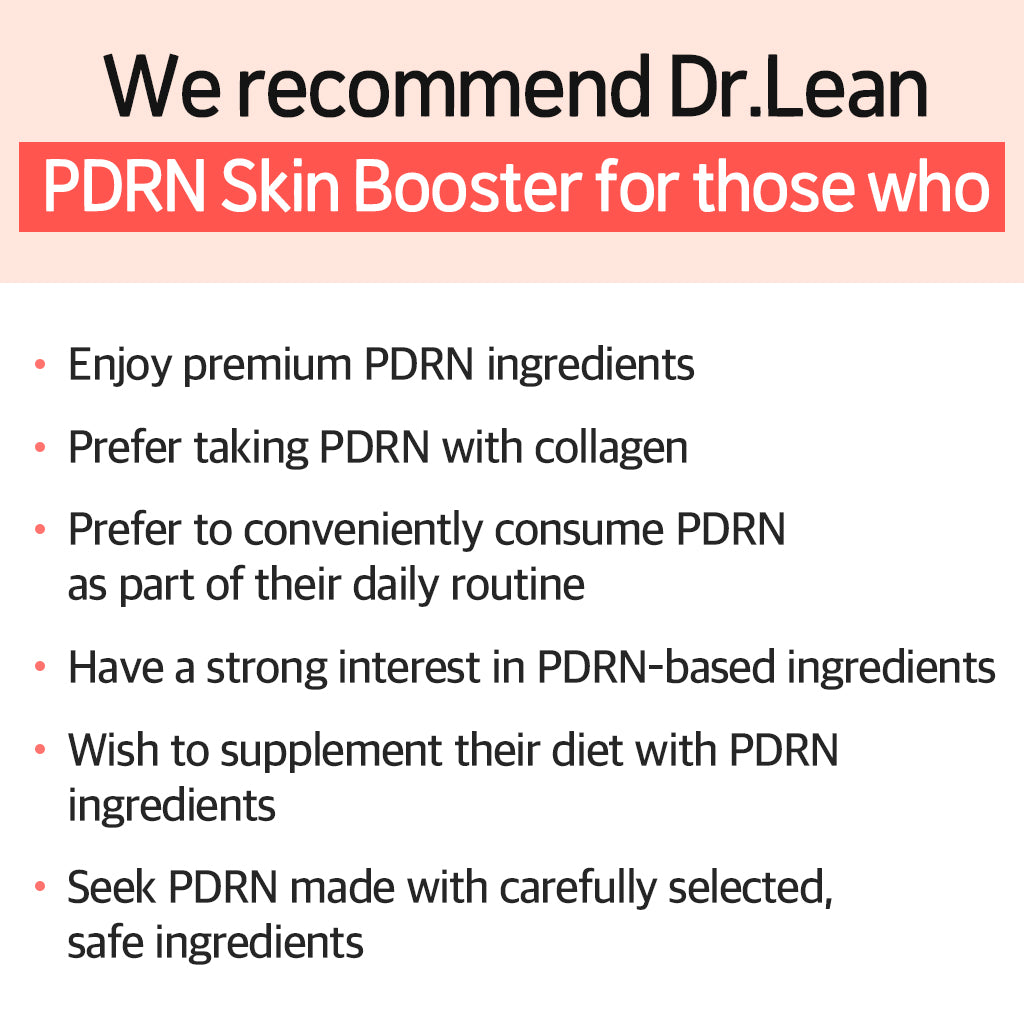 Dr.Lean Derma PDRN 300 Shot 2.5g x 30 條（1 個月份）