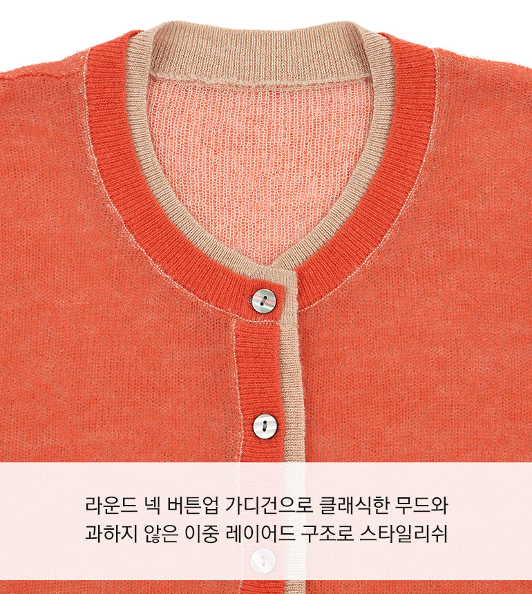 Celebshop Edition Alpaca Layered Cardigan