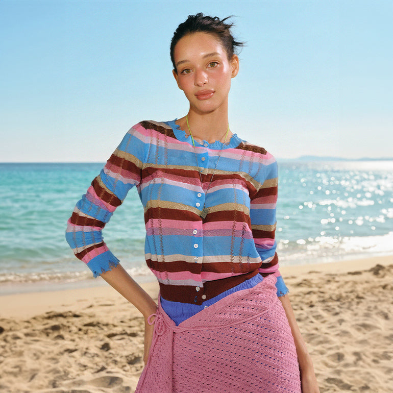 Celebshop Edition X YOSIGO Linen Multi Cardigan