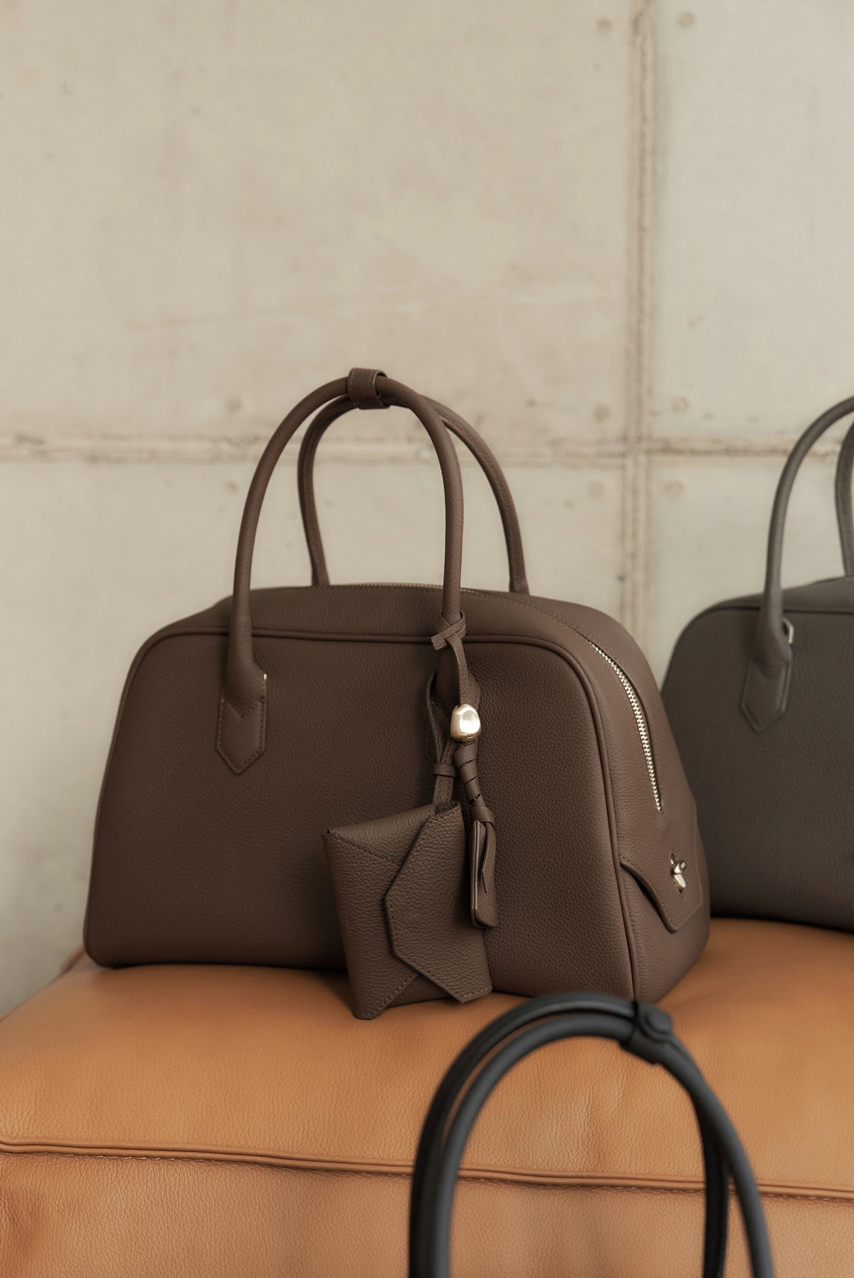 UMER_MRRV) TR Origin Boston Bag Brulee Brown