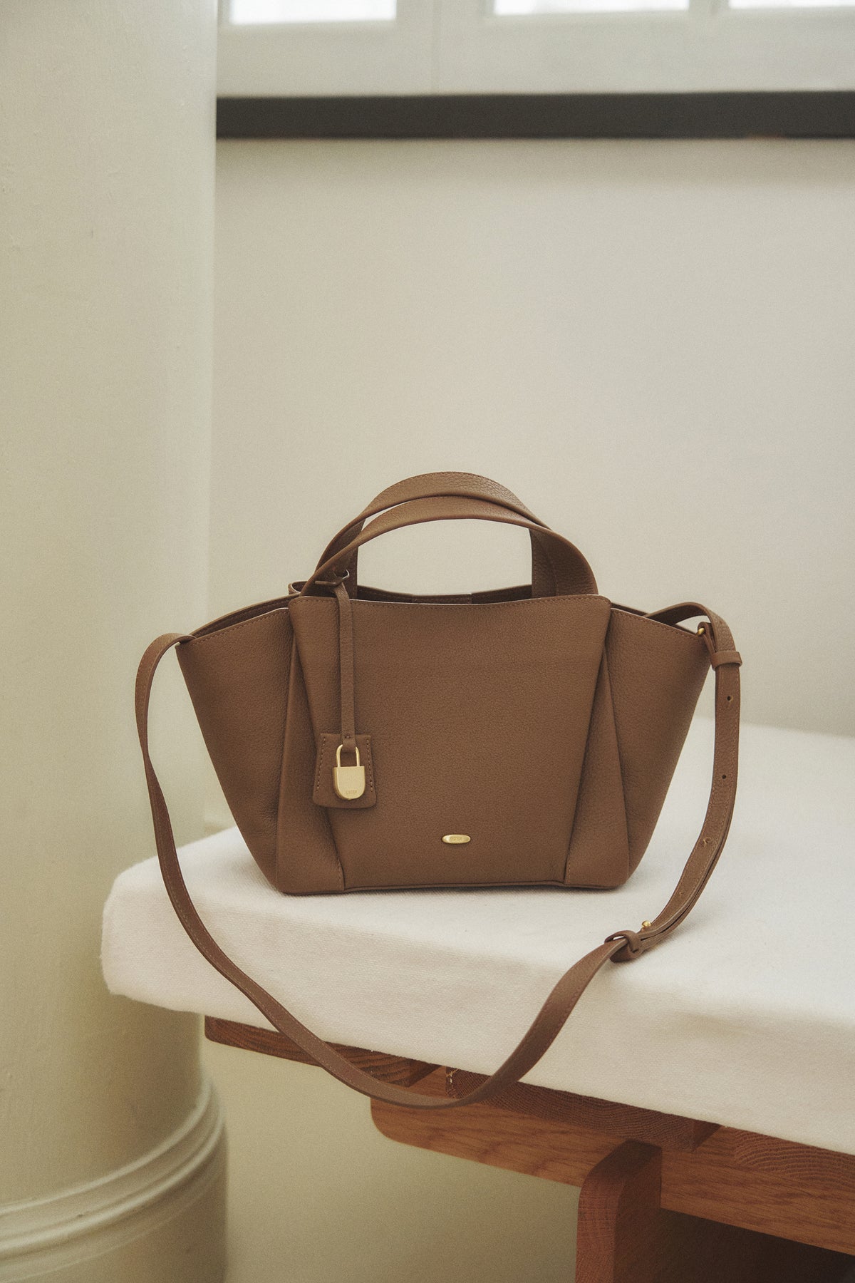UMER_MRRV) TR Claire Bag Marron Camel