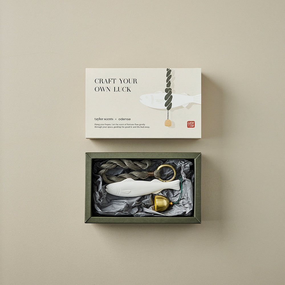 Taylor Scents Ceramic Scented Lucky Fish & Bell