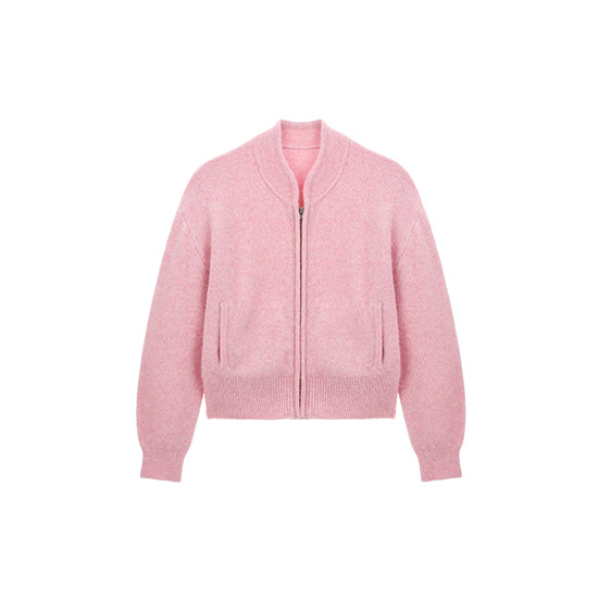 Celebshop Edition Alpaca Zip up Cardigan