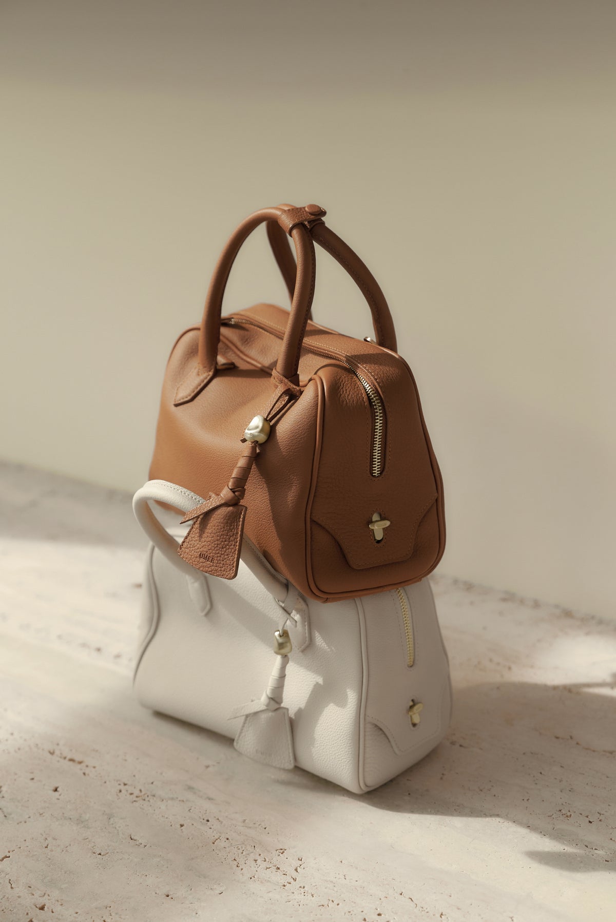 UMER_MRRV) TR Origin Boston Mini Bag Noisette Camel