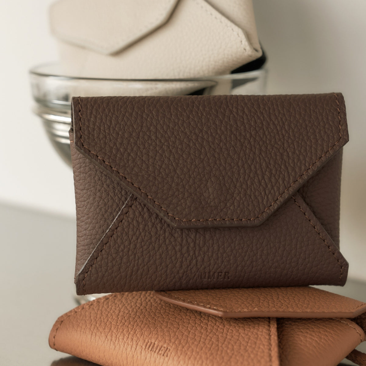 UMER_MRRV) TR Pochette Charm Brulee Brown
