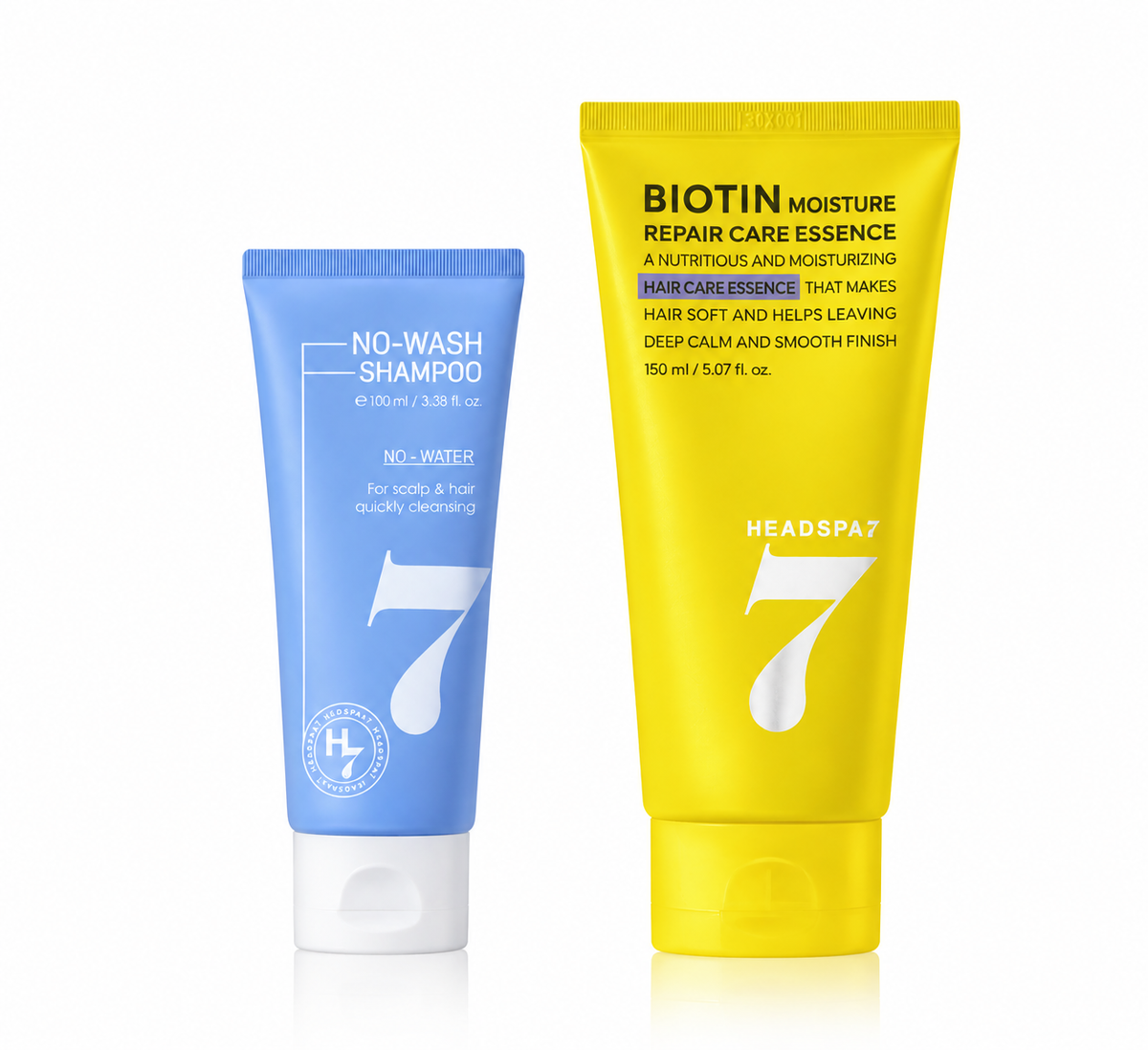 HEADSPA7 No-Wash Hair Refresh Duo (No-Wash Shampoo 100 ml+Moisture Repair Essence 150 ml)