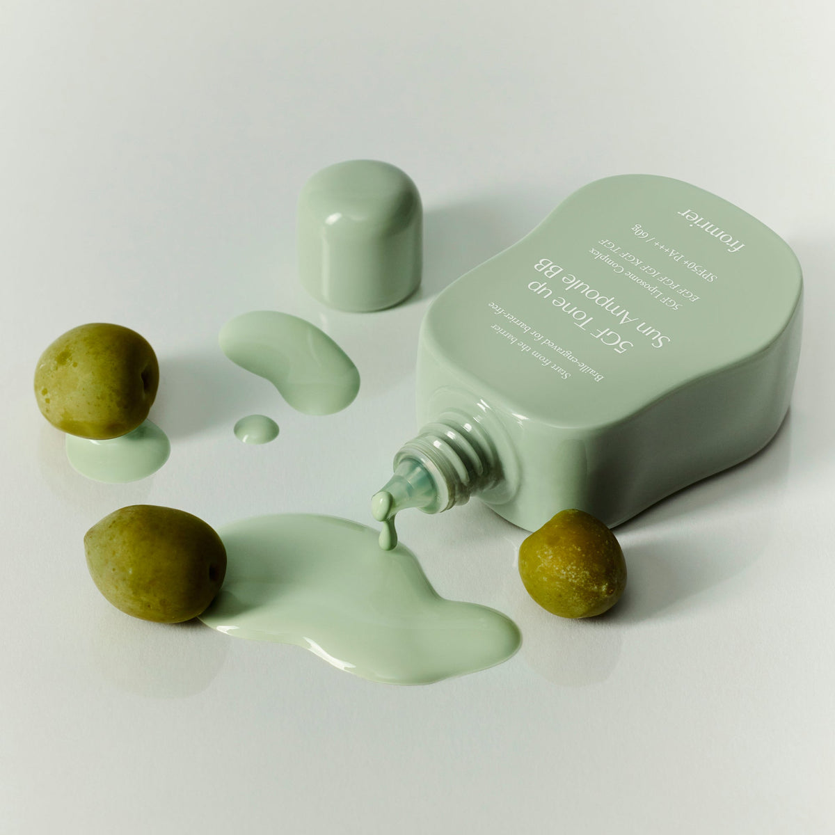 FROMRIER 5GF Tone Up Sun Ampoule BB Olive Green 60 g