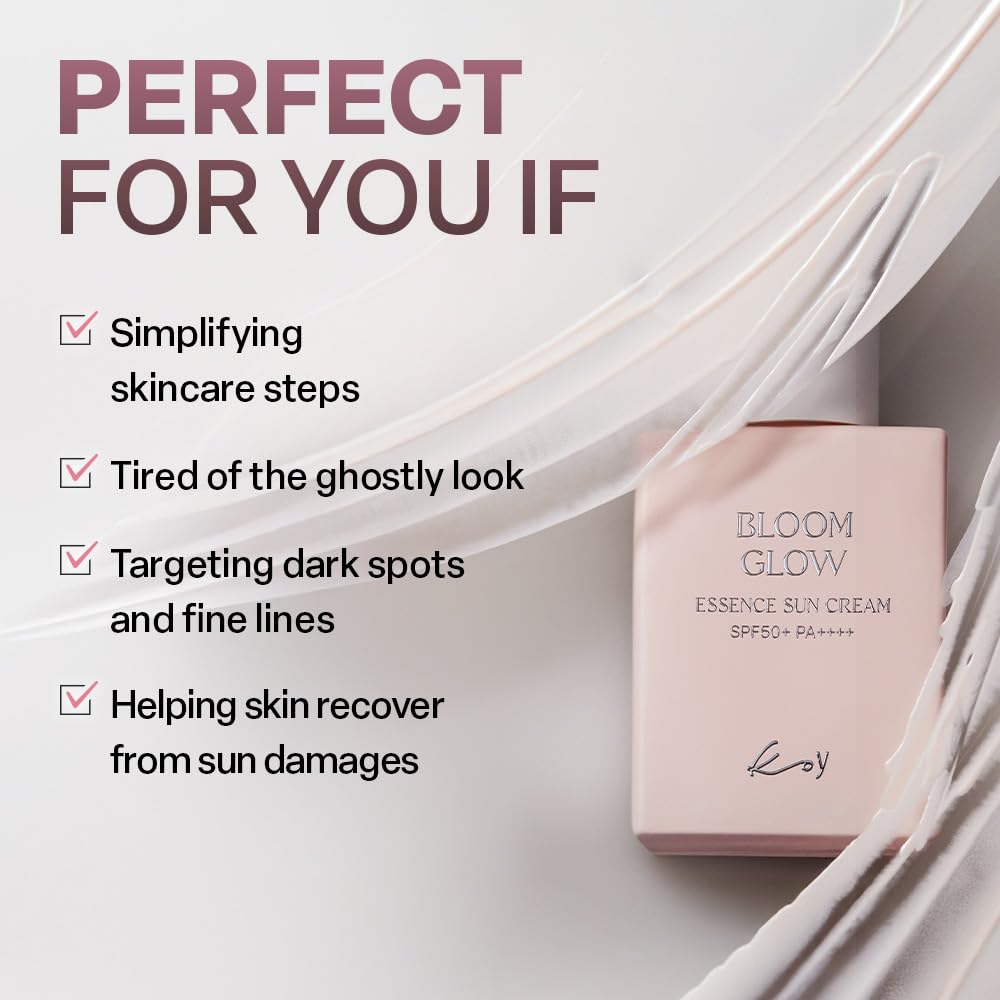 KOY Bloom Glow Essence Sun Cream SPF50+ PA++++